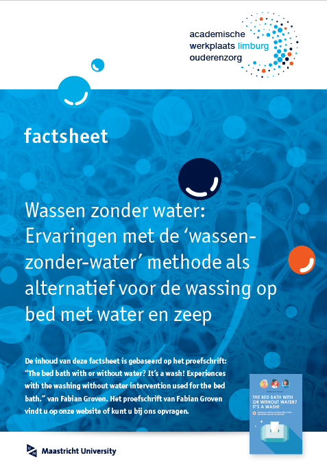 Factsheet Wassen zonder water