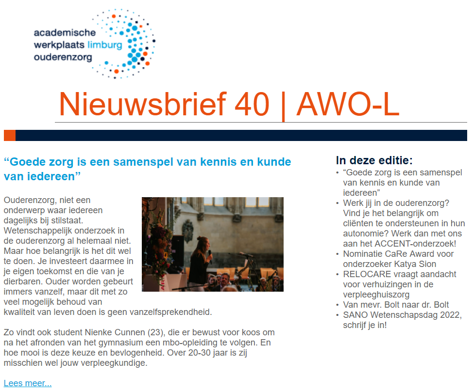 Nieuwsbrief 40 | AWO-L
