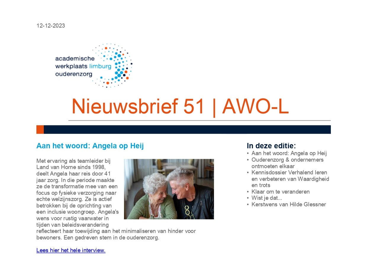 Nieuwsbrief 51 | AWO-L
