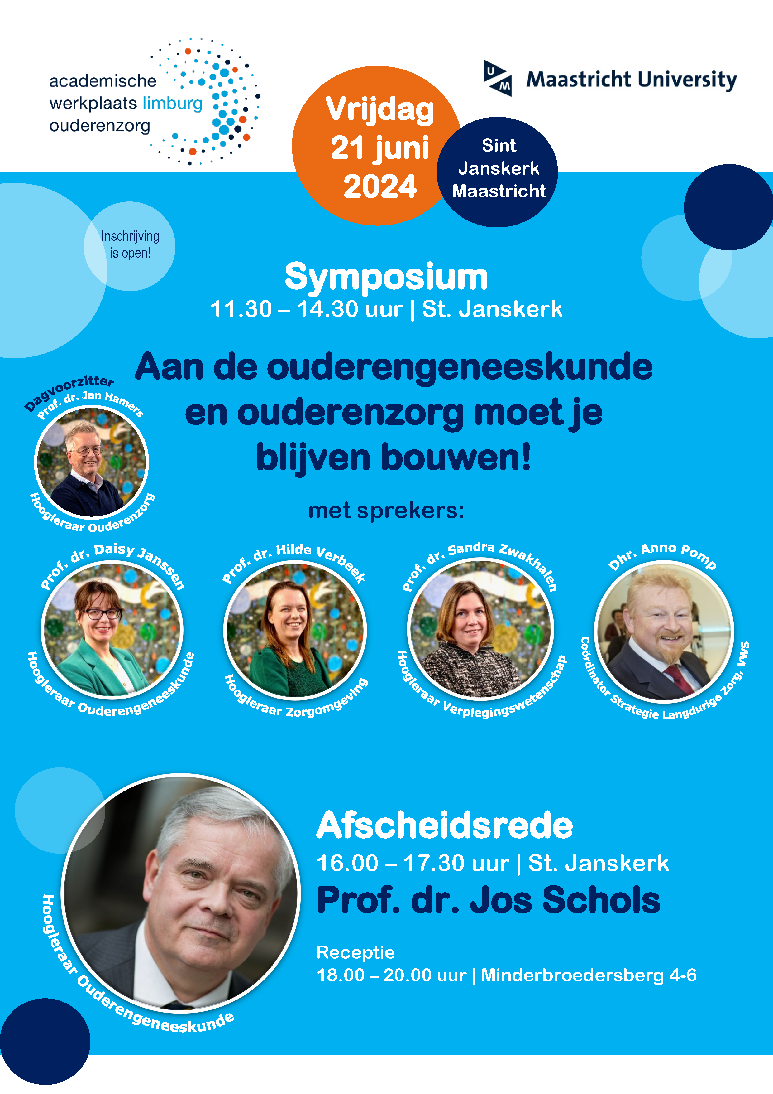 Afscheidssymposium prof. dr. Jos Schols