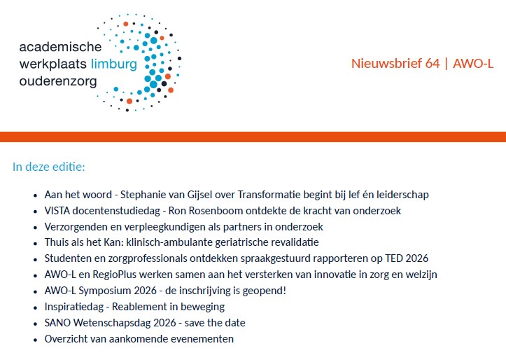 Nieuwsbrief 64 | AWO-L