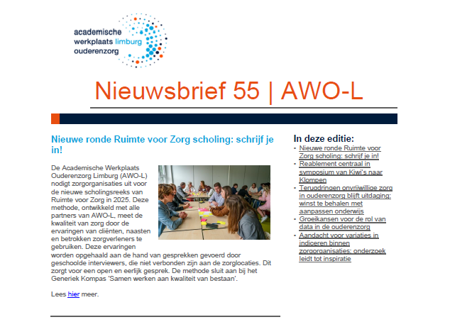 Nieuwsbrief 55 | AWO-L