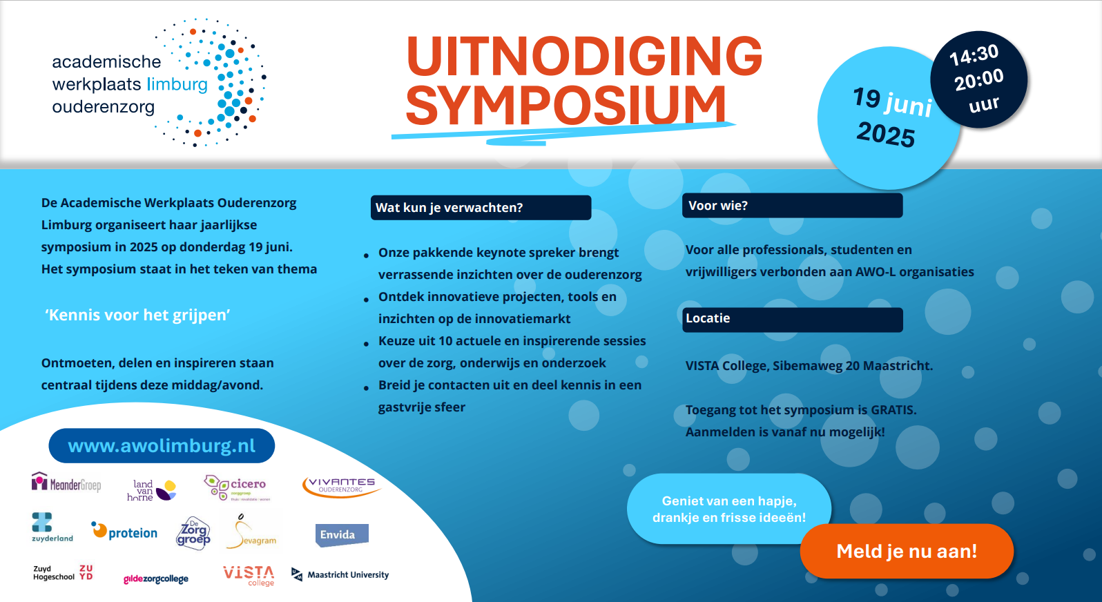 Inschrijving AWO-L symposium geopend